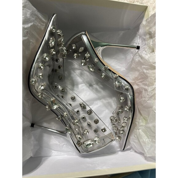 Good American Diamonds Forever Heel in Glass002. New in box 8.5 - Picture 1 of 9